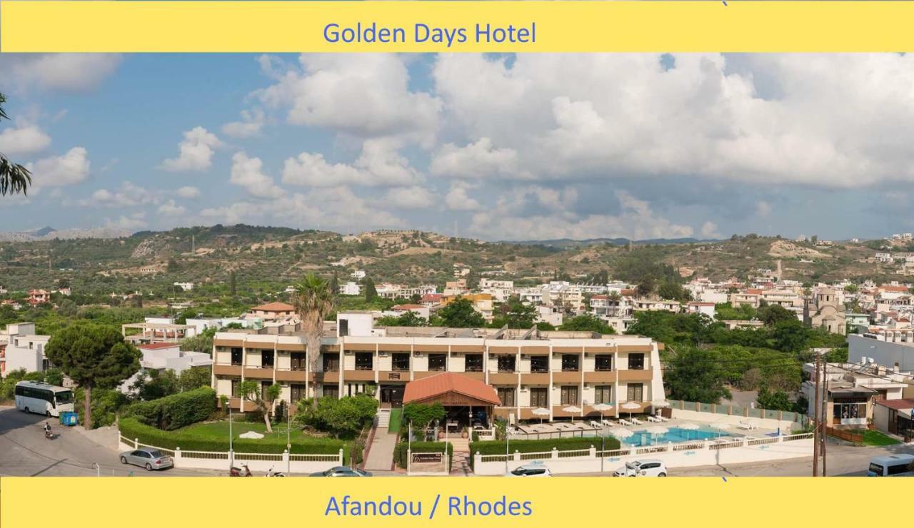 Golden days Hotel Afantou Eksteriør billede